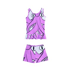 Squid Octopus Animal Kids  Boyleg Swimsuit by Bajindul