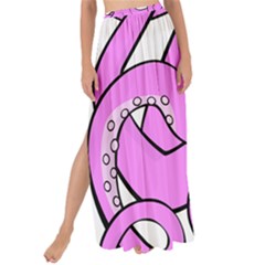 Squid Octopus Animal Maxi Chiffon Tie-up Sarong by Bajindul