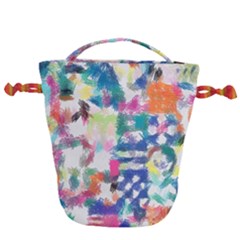 Colorful Crayons                              Drawstring Bucket Bag by LalyLauraFLM