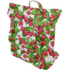 Cherry Leaf Fruit Summer Buckle Up Backpack