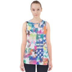 Colorful Crayons                              Cut Out Tank Top by LalyLauraFLM