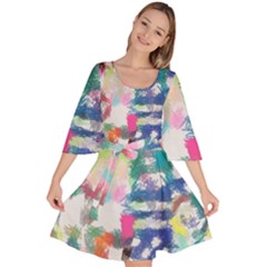 Colorful Crayons                           Velvet Kimono Dress