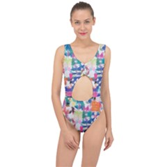 Colorful crayons                             Center Cut Out Swimsuit