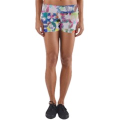 Colorful crayons                            Yoga Shorts