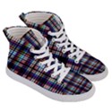 Textile Fabric Pictures Pattern Men s Hi-Top Skate Sneakers View3