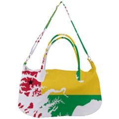 Guinea Bissau Flag Map Geography Removal Strap Handbag by Sapixe