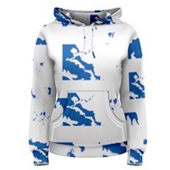 Greece Country Europe Flag Borders Women s Pullover Hoodie by Sapixe
