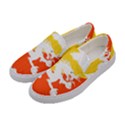 Borders Country Flag Geography Map Women s Canvas Slip Ons View2