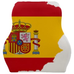 Spain Country Europe Flag Borders Car Seat Velour Cushion  by Sapixe