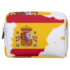 Spain Country Europe Flag Borders Make Up Pouch (medium) by Sapixe