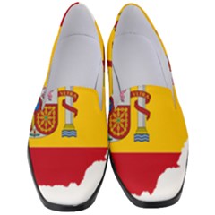 Spain Country Europe Flag Borders Women s Classic Loafer Heels by Sapixe