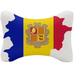 Andorra Country Europe Flag Seat Head Rest Cushion