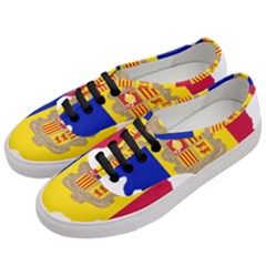 Andorra Country Europe Flag Women s Classic Low Top Sneakers by Sapixe