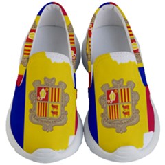 Andorra Country Europe Flag Kids  Lightweight Slip Ons