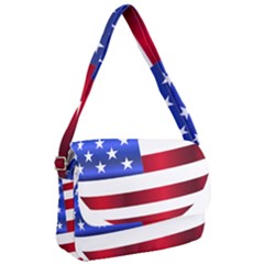 America Usa United States Flag Courier Bag by Sapixe