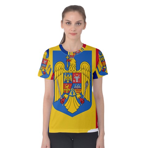 Romania Country Europe Flag Women s Cotton Tee by Sapixe