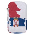 Serbia Country Europe Flag Borders Waist Pouch (Small) View1