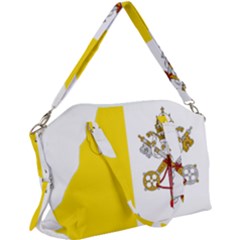 Vatican City Country Europe Flag Canvas Crossbody Bag by Sapixe