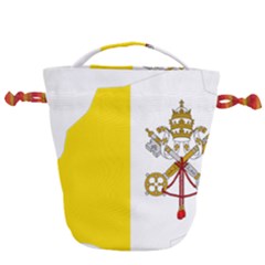 Vatican City Country Europe Flag Drawstring Bucket Bag