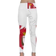 Malta Country Europe Flag Borders Lightweight Velour Classic Yoga Leggings