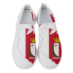 Malta Country Europe Flag Borders Women s Slip On Sneakers