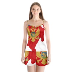 Montenegro Country Europe Flag Satin Pajamas Set