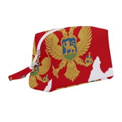 Montenegro Country Europe Flag Wristlet Pouch Bag (medium)