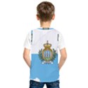 San Marino Country Europe Flag Kids  SportsWear View2