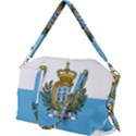 San Marino Country Europe Flag Canvas Crossbody Bag View2