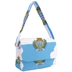 San Marino Country Europe Flag Courier Bag by Sapixe