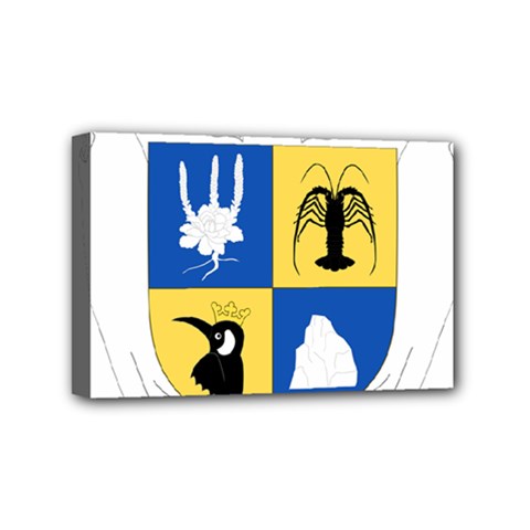 Coat Of Arms Of The French Southern And Antarctic Lands Mini Canvas 6  X 4  (stretched) by abbeyz71