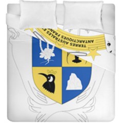 Coat Of Arms Of The French Southern And Antarctic Lands Duvet Cover Double Side (king Size) by abbeyz71