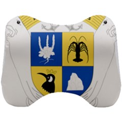 Coat Of Arms Of The French Southern And Antarctic Lands Head Support Cushion by abbeyz71