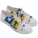 Coat of Arms of the French Southern and Antarctic Lands Women s Low Top Canvas Sneakers View3