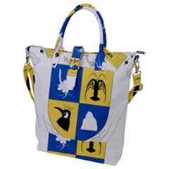 Coat Of Arms Of The French Southern And Antarctic Lands Buckle Top Tote Bag by abbeyz71