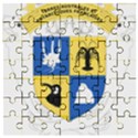 Coat of Arms of the French Southern and Antarctic Lands Wooden Puzzle Square View1