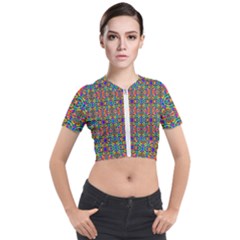 C 5 Short Sleeve Cropped Jacket by ArtworkByPatrick