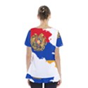 Borders Country Flag Geography Map Skirt Hem Sports Top View2