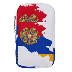 Borders Country Flag Geography Map Waist Pouch (small)