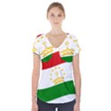 Flag Iran Tajikistan Afghanistan Short Sleeve Front Detail Top View1