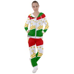 Flag Iran Tajikistan Afghanistan Women s Tracksuit by Sapixe