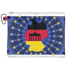 Republic Germany Deutschland Map Canvas Cosmetic Bag (xxl) by Sapixe