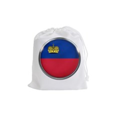 Lithuania Flag Country Symbol Drawstring Pouch (medium) by Sapixe