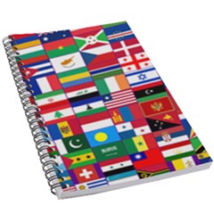 Flags Countries International 5 5  X 8 5  Notebook