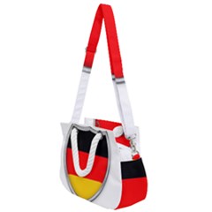 Flag German Germany Country Symbol Rope Handles Shoulder Strap Bag by Sapixe
