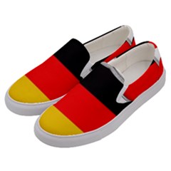 Flag German Germany Country Symbol Men s Canvas Slip Ons