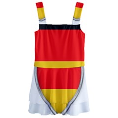 Flag German Germany Country Symbol Kids  Layered Skirt Swimsuit