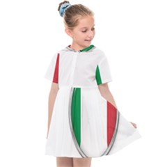 Flag Italy Country Italian Symbol Kids  Sailor Dress by Sapixe