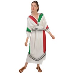Flag Italy Country Italian Symbol Grecian Style  Maxi Dress by Sapixe