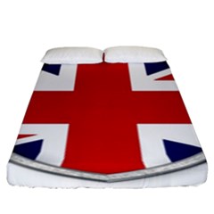 Flag Union Jack Uk British Symbol Fitted Sheet (king Size)